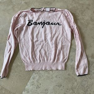 Janie & Jack Bonjour girls sweater